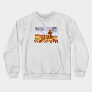 Delicate Arch, Arches National Park, Utah Crewneck Sweatshirt